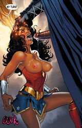 ares black_hair broken_rape_victim cape crying cum cum_from_nose cum_in_mouth cum_on_breasts dark-skinned_male dark_skin dc_comics diana_prince exposed_breasts force grabbing grabbing_hair interracial open_mouth penis rape red_eyes skirt straight thewink western_art whip wonder_woman wonder_woman_(series)