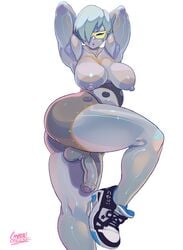 1futa armpits arms_behind_head balls big_balls big_breasts big_penis breasts canon_genderswap crystalcheese flaccid futa_only futanari glasses grey_skin leg_up naked_footwear naked_shoes naked_sneakers naked_with_shoes_on nude penis rule_63 seth_(sfv) seth_(street_fighter) shoes sneakers street_fighter street_fighter_v sunglasses tagme thick_thighs tinted_eyewear uncut wide_hips yellow-tinted_eyewear