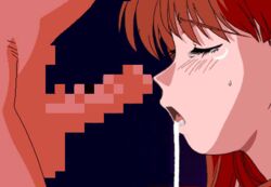 after_fellatio after_oral animated asuka_(viper) censored cum cum_in_mouth edit tagme viper_(series) viper_ctr