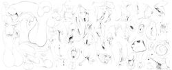 balls cervix clitoral_hood clitoris female foreskin genital_piercing genitals hi_res labia_piercing male monochrome penis piercing pussy pussy_piercing sketch_page spread_pussy spreading sunibee