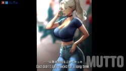 ahe_gao animated big_ass big_breasts big_butt bouncing_breasts choker condom cum_in_pussy doggy_style english_subtitles heart-shaped_pupils jiggling_ass korean licking_penis longer_than_30_seconds longer_than_3_minutes longer_than_5_minutes longer_than_one_minute male_pov mind_break moaning mutto_studio oho_noises ponytail roborobocap silent_male sound submissive_female tagme tongue_out video voice_acted white_hair yena_lee_(roborobocop)