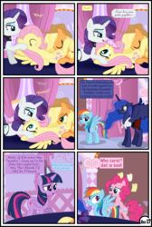 absurd_res applejack_(mlp) blonde_hair clothing comic cunnilingus dialogue english_text equid female feral fluttershy_(mlp) friendship_is_magic furry group group_sex gutovi-kun hair hat headgear headwear hi_res kissing letterbox mammal mane_six_(mlp) my_little_pony oral orange_body page_17 pinkie_pie_(mlp) plaid_skirt princess_luna_(mlp) rainbow_dash_(mlp) rarity_(mlp) sex skirt text threesome twilight_sparkle_(mlp) vaginal_penetration