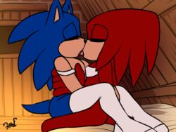 1boy 1girls 4:3 5_fingers animated anthro anthro_on_anthro areola blue_body blue_ears blue_tail bottomless breast_grab breasts clothing cute duo echidna embrace eulipotyphlan female fingers frame_by_frame french_kissing furry genderswap hand_on_breast hedgehog humanoid_hands inside intimate kissing kissing_neck knuckles_the_echidna krazyelf legwear male mammal monotreme mostly_nude mtf_crossgender nipples off_shoulder on_lap pink_areola pink_nipples red_body romantic romantic_couple rule_63 sega short_playtime sitting_on_lap smile sonic_(series) sonic_the_hedgehog sonic_the_hedgehog_(series) sonique_the_hedgehog sonknux straight thighhighs white_body white_clothing white_legwear