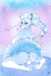 1boy 2:3 4_toes absurd_res alolan_ninetales anthro anthrofied anus ass big_ass canine ears_back feet fox furry girly givo hair hi_res male mammal ninetales nintendo original_character paws pinup pivoted_ears pokémon_(species) pokemon pokemon_sm pose soles solo tail testicles text thick_thighs toes video_games watermark wide_hips