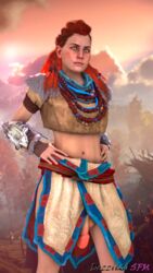 aloy from horizon zero dawn by dezzii20