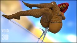 big_ass breath_of_the_wild dark-skinned_female facesitting female gerudo giantess huge_cock hylian male penis size_difference smothering the_legend_of_zelda urbosa used_as_an_object voidmuffin3d voluptuous