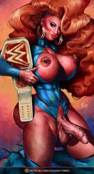 1futa abs areola areolae balls becky_lynch big_breasts big_hair bimbo bimbofication blush breasts breasts_out championship_belt cleavage clothed clothing dark_skin dickgirl digital_media_(artwork) erect_nipple erect_nipples erect_penis erection futa_only futanari hair hi_res highres human humanoid_penis intersex jugganaut_freak large_breasts legs lipstick long_hair looking_at_viewer muscles muscular nipples nude orange_hair penis penis_out red_hair simple_background skin_tight solo testicles thick_thighs thighhighs uncensored underboob url very_long_hair wide_hips wrestling wwe wwe_diva wwe_raw_women's_championship_belt wwe_womens_championship_belt