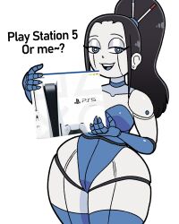 android beepo_(chunkymoon) big_ass big_hips big_legs picket_fences_(series) playstation_5 robot robot_girl