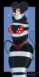 bondage damsel_in_distress female gagged i-want-my-mummy minnie_mouse