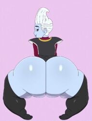 1boy animated ass_clapping ass_shake asstronsfw backsack big_ass big_butt bouncing_ass bouncing_butt bubble_butt clapping_ass clapping_cheeks dragon_ball_super femboy feminine_male huge_ass lipstick looking_at_viewer looking_back only_male penis shaking_ass shaking_butt solo thick_ass thigh_highs twerk twerking twerking_position universe_6/universe_7 whis white_hair