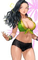 1girls big_breasts black_hair boxers brazilian brazilian_female breasts busty cleavage conto curvaceous curvy curvy_body curvy_female curvy_figure female huge_breasts large_breasts laura_matsuda street_fighter street_fighter_v thighs voluptuous