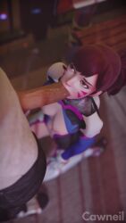 3d animated asian_female blizzard_entertainment blowjob bodysuit brown_eyes brown_hair cawneil clothed clothes d.va evilaudio exposed_breasts gloved_handjob gloves handjob huge_cock light_skin looking_up miyukiva mouthful on_knees oral outdoors overwatch overwatch_2 partial_male partially_clothed ponytail public sidewalk slow slurping sound straight street sucking_penis tagme tits_out video wet_penis