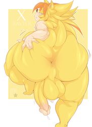 anthro anus ass balls big_ass big_balls big_butt big_penis bodily_fluids eulipotyphlan femboy furry genital_fluids genitals hedgehog hi_res huge_ass large_ass male male_only mammal mr5star nude original_character penis pose precum presenting presenting_hindquarters solo sonic_(series) thick_thighs wide_hips xavier_(bloodythunder)