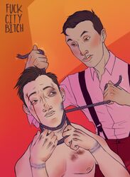 abuse black_eye bruise buzzfeed_unsolved choking male male_only rope rope_bondage ryan_bergara shane_madej