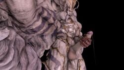 1boy 3d bitter_babe byakko cum deity final_fantasy final_fantasy_xiv male male_only masturbation monster monster_cock precum solo solo_focus solo_male