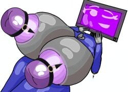 big_breasts tv tv_head tv_screen xd