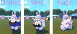 1girls 3d 3d_model big_breasts breasts breasts_out download downloadable english_text female furry hidden_eyes high_quality holding_breasts ingame ingame_model jorunna_parva kneeling long_hair masturbating nipples nude on_knees posing purple_nipples purple_tongue ramielzs rig roblox roblox_avatar roblox_game roblox_studio robloxian sea_bunny sea_slug sea_slug_girl several solo text thick thick_thighs white_body white_hair whorblox_adventure