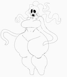1female 1girls 1monster big_breasts big_hips big_thighs black_eyes breasts child_bearing_hips curly_hair digital digital_art digital_drawing digital_drawing_(artwork) digital_media digital_media_(artwork) empty_eyes entity female female_focus female_monster female_only female_solo full_body girl girl_monster imaginary_friend_(pressure) monster monster_female monster_girl no_color no_nipples no_nipples_visible no_pupils no_visible_genitalia no_visible_nipples non-human nonhuman not_so_imaginary_friend_(pressure) one_color_background open_mouth open_mouth pressure_(roblox) roblox roblox_game solid_color_background solo solo_female solo_focus stubby_legs superkidgamerxp teeth tentacle_arms thicc thicc_thighs thick thick_female thick_hips thick_thighs uncolored white_background wide_hips wide_thighs