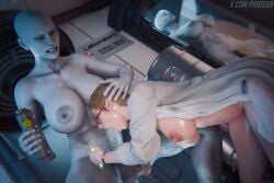 1girls 2futas 3d abs annette_birkin areolae bald bald_futa balls big_balls big_breasts blonde_hair breasts duo_focus fellatio female femsub futa_on_female futadom futanari glasses grey_skin huge_cock intersex large_breasts larger_futa monster monster_futa ms._x muscular muscular_futa nipples nude oral oral_sex piroguh resident_evil resident_evil_2 resident_evil_2_remake size_difference smaller_female tyrant zombie