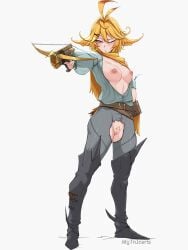 bounty_hunter breasts dnd dokibird dokibird_(bounty_hunter) dokibird_(vtuber) dokibird_(vtuber)_(bounty_hunter) dungeons_and_dragons female indie_virtual_youtuber myth1c myth1carts small_breasts tomboy virtual_youtuber vtuber