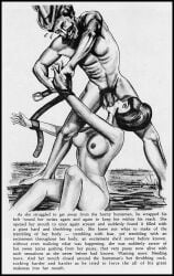 1boy 2girls apple bad_parenting big_breasts black_hair blowjob breasts choker cloak crown cum cum_in_mouth disney disney_princess disney_villains drugged drugs fat_male female fingerless_gloves grabbing_penis hat heart-shaped_pupils humbert_the_huntsman huntsman hypnosis jewelry kneeling laugh lingerie male mind_control miniskirt nipples penis red_lipstick red_nails ribbon short_hair snow_white_(disney) snow_white_and_the_seven_dwarfs speech_bubble stockings