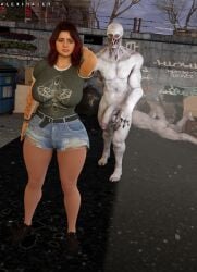 abigail_blyg alexfrazer clothed cock girl imminent_sex monster red_hair regenerator the_quarry voluptuous_female