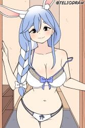 pekomama from hololive by teliodraw