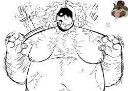 biting_lip desperation fat_male forsaken_(roblox) hairy_chest hairy_male huffing no_visible_genitalia octokisser69 overweight_male reaching roblox roblox_game scars_all_over self_upload slasher_(forsaken) tagme trembling