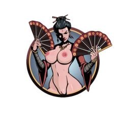mti nude_filter shadow_fight_2 widow_(sf2)