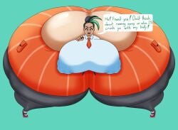 big_ass big_breasts breasts bubble_butt cleavage female huge_ass huge_breasts hyper_ass nemona_(pokemon) tagme thick_thighs user3345 wide_hips