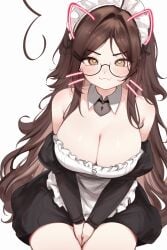 1girls 2d big_breasts breasts cleavage digital_media female female_only large_breasts light-skinned_female light_skin original sky_(skyaboveme) skyaboveme solo virtual_youtuber