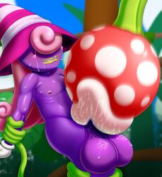 piranha plant from mario (series) by gotobeido