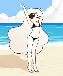 1girls beach bikini xiaro xiarorule youtuber_girl