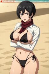 1girls ackerman_mikasa ai_generated aindroidparanoid ass ass attack_on_titan big_ass big_breasts big_butt bikini breasts busty curvy cute fat_ass female female_only hair hi_res hips huge_ass huge_breasts human large_ass large_breasts legs mikasa_ackerman narrow_waist shingeki_no_kyojin slim_waist swimsuit tagme thick_ass thick_thighs voluptuous waist wide_hips