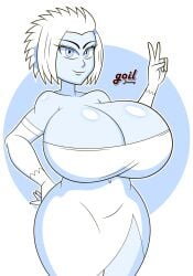 1girls 2026 awoken big_breasts blue-skinned_female blue_eyes blue_skin blue_skinned_female breasts bride bungie cleavage commission commissioner_upload deep_cleavage destiny_(game) dress eyebrows eyelashes eyeliner eyepatch female fully_clothed fully_clothed_female gigantic_breasts gloves goil_drawing hands_on_hips huge_breasts large_breasts mara_sov narrow_waist peace_sign revealing_clothes revealing_dress short_hair side_slit side_slit_dress skinny skinny_female slim slim_female slim_waist slutty_dress smile solo_female thighs tied_hair wedding_dress white_dress white_gloves white_hair wide_hips