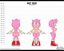 amy rose from sega by ecolialust