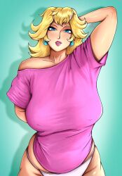 princess peach from mario (series) by hotkuppakaffree