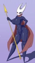 biang360 black_body female hi_res hollow_knight hornet_(hollow_knight) solo team_cherry