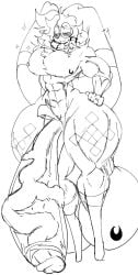 big_breasts big_penis breasts_out busty_boy cleavage huge_breasts huge_cock lattemon lattemon_(character) penis tagme thick_thighs wide_hips