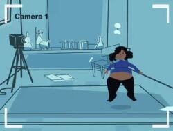 1girls ass_body bursting_butt butt_expansion colossal_ass female getting_bigger growth hyper hyper_ass laboratory looking_back shortstack size_fetish solo_female spicysauce77777 tagme test video