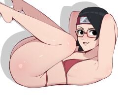 sarada uchiha from boruto: naruto next generations by blushtrain