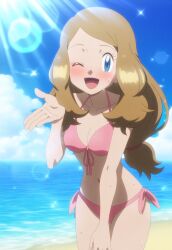 serena (pokemon) from nintendo by sepia tone (artist)