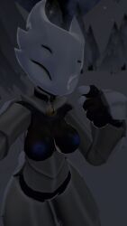 1girls 3d 3d_model anthro anthro_female armor armored_female bell_beast blue_nipples boobs_out breasts breasts_out bug bug_girl chest_armor closed_eyes female female_focus female_only hollow_knight hollow_knight:_silksong hollow_knight_(franchise) insect_girl insect_humanoid insects nipples nipples_outside selfie selfie_pose shellbeast solo solo_female solo_focus tits_out vr vr_media vrc vrchat vrchat_avatar vrchat_media vrchat_model