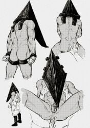 anal_sex ass ass_focus gay masked pyramid_head self_insert silent_hill
