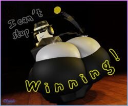 1boy 3d ass big_ass big_butt booty bootylicious bottom_heavy bouncing_ass butt chance_(forsaken) coin fat_ass fat_butt forsaken_(roblox) glasses hat huge_ass huge_butt looking_at_viewer looking_back looking_back_at_viewer male male_only roblox roblox_studio robloxian rusoph solo text thick_ass thick_butt