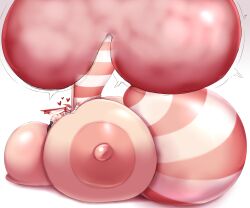 1boy 1boy1girl 1girls balls breasts condom_balloon condom_filled condom_filling condom_on_penis exaggerated_anatomy exaggerated_proportions fairy_leviathan female hyper hyper_balls hyper_breasts hyper_genitalia hyper_penis hyper_testicles male massive_balls massive_breasts massive_penis mega_man metachoke outercourse paizuri penis self_insert sex straight straight_sex testicles titfuck titjob