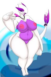 1girls 2:3 alternate_color anthro anthrofied avian big_breasts breasts chubby digital_media_(artwork) feet female hi_res jessesmash32 legendary_pokémon lips looking_at_viewer lugia nintendo nipples nude pokemon pokemon_(species) pokemon_gsc pussy shiny_pokemon solo tail text thick_thighs tooth_necklace video_games watermark wide_hips wings