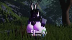1male 3d ass balls bunny_boy bunny_tail femboy gay hexyrr34 male penis presenting presenting_hindquarters public public_nudity roblox robloxian source_request tagme