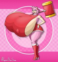 amy rose from sonic (series) by aregularblueslime