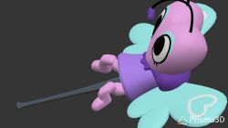 3d baseball_bat baseball_bat_insertion dandy's_world dandys_world flutter_(dandy's_world) h0rnyforferal looking_down_at_self prisma3d roblox simple_background spreading_legs